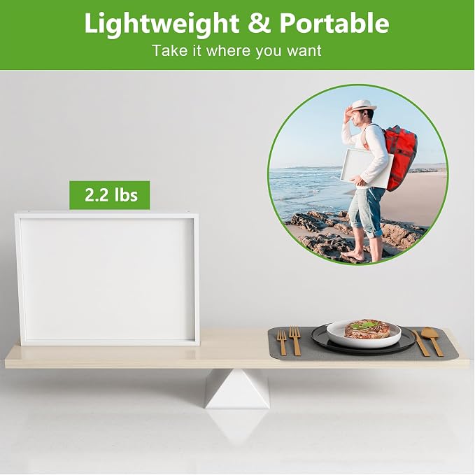 Bed Tray Table with Folding Legs, Bamboo Breakfast in Bed - Image 4