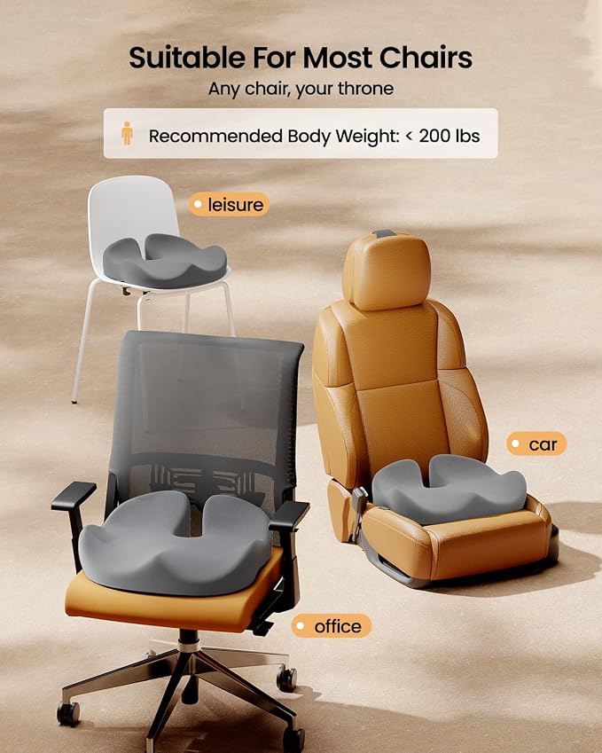 ProtoArc Seat Cushion, Office Chair Cushion - Image 6