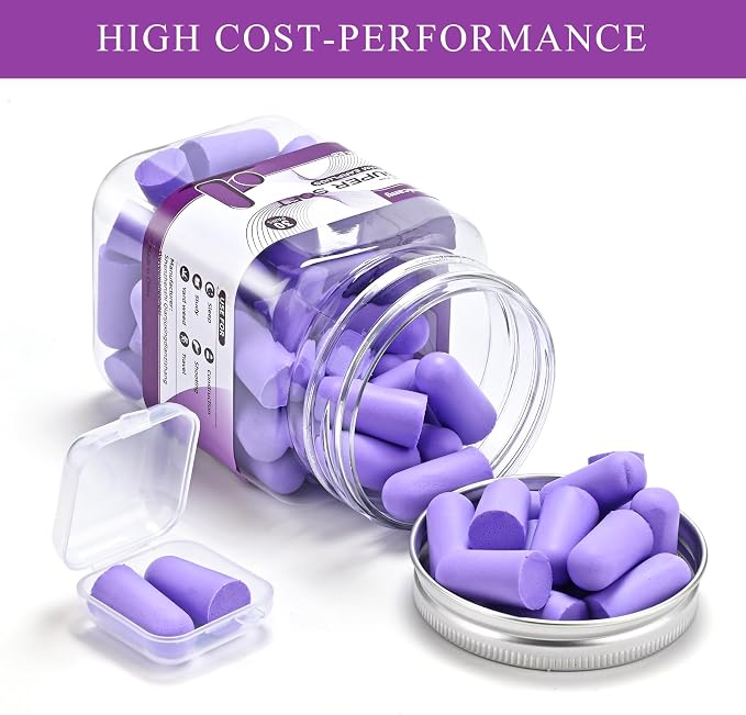 30Pair Soft Foam EarPlugs, 32dB Disposable Sound Blocking Noise Cancelling Ear - Image 4