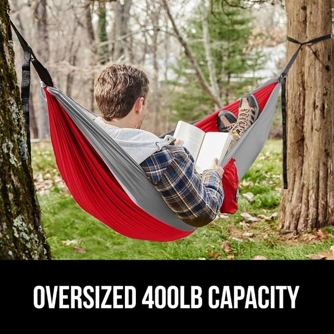 GORILLA GRIP Durable Portable Camping Hammock, Holds 400lbs - Image 3