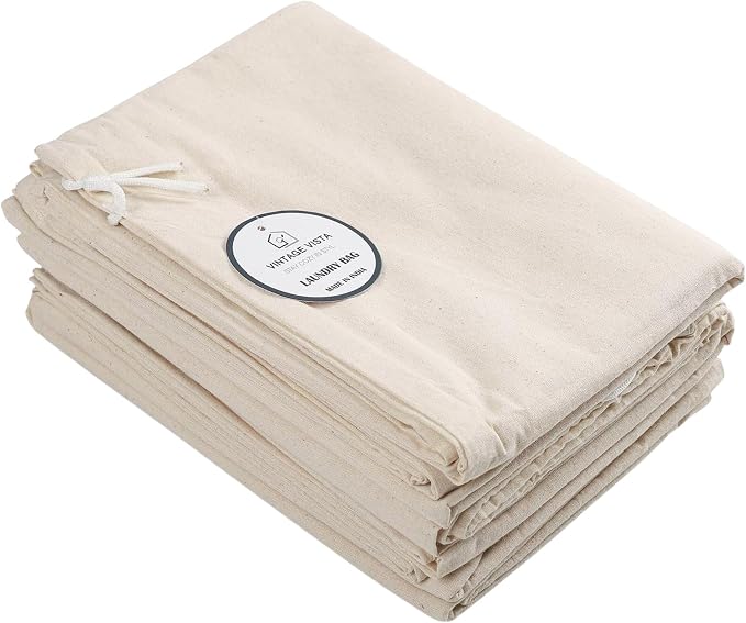Vintage Vista 100% Cotton Laundry Bag - Image 2
