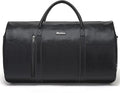 Modoker Convertible Leather Garment Bag, Carry on Garment Bags by Modoker