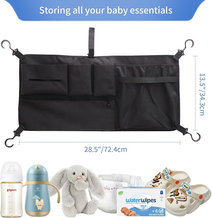 Stroller Wagon Cargo Net for WONDERFOLD Wagon Accessories, Foldable Mesh Cargo - Image 5