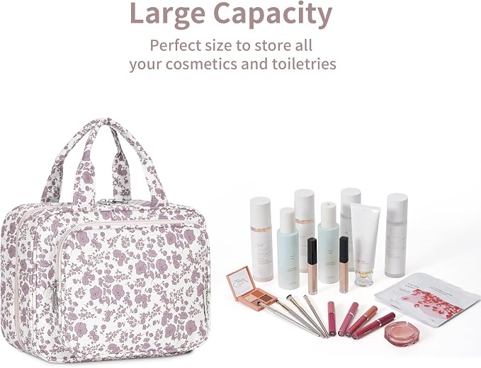 Narwey Hanging Floral Toiletry Bag - Image 6