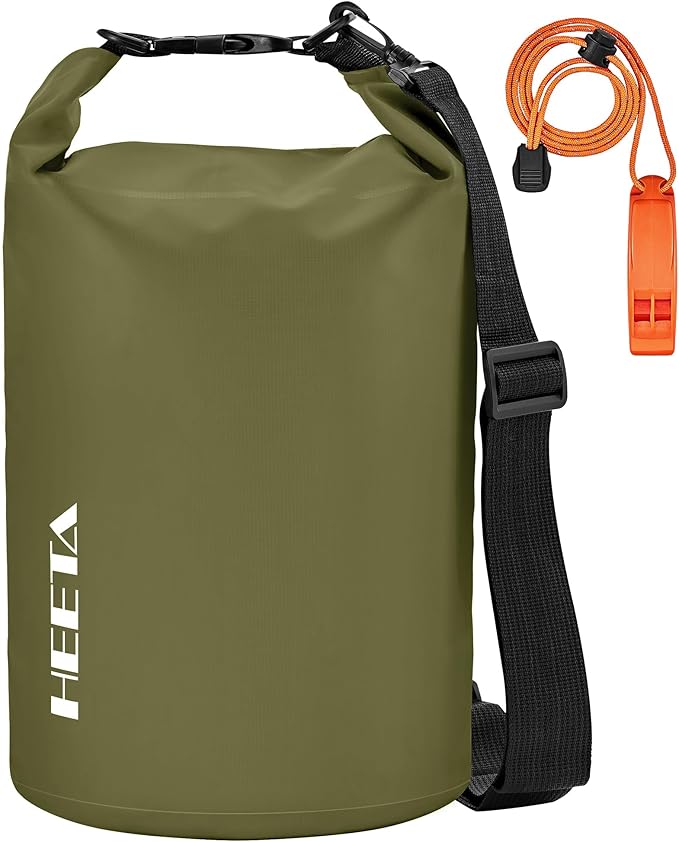 HEETA Waterproof Dry Bag for Women Men 5L/10L/20L/30L/40L Roll Top Lightweight by HEETA