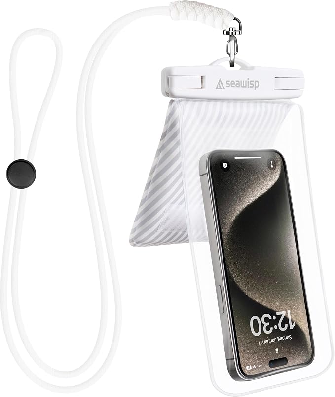 Universal Waterproof Phone Pouch IPX8 Dry Bag by Seawisp