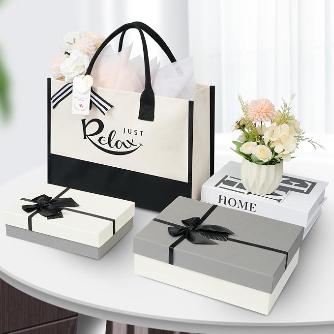 BAGAIL Initial Tote Bag, Personalized Birthday Gifts - Image 3