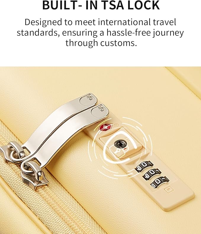 aji Expandable Top Open 26 Inch Checked Luggage - Image 10