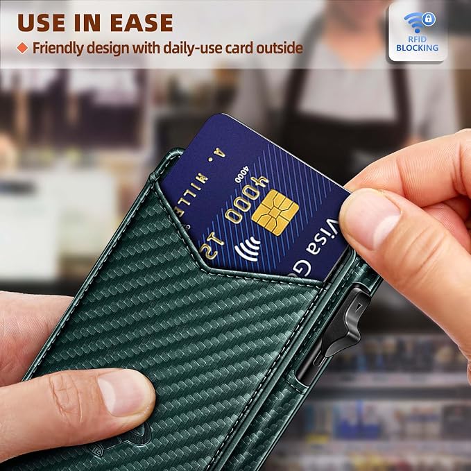 BULLIANT Men Wallet, Money Clip Wallet Slim - Image 5