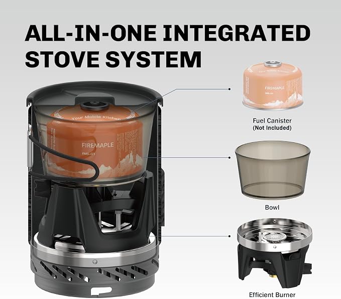 Fire-Maple "Fixed Star 1" Personal Cooking System | Pot/Jet Burner Stove System - Image 2