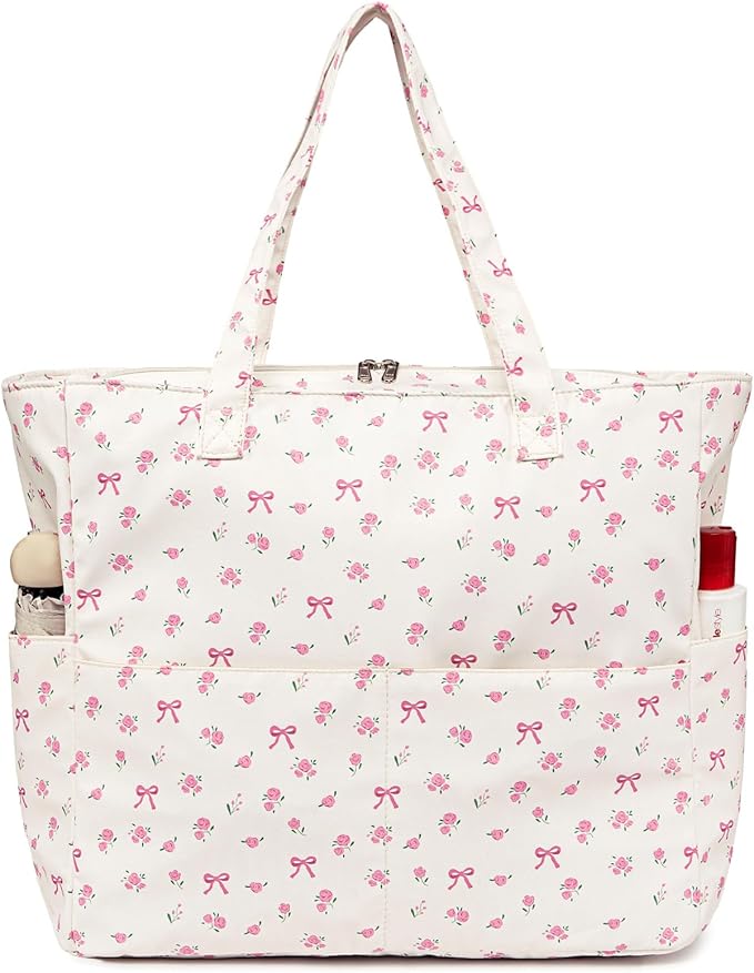 Beach Pool Bags Tote for Women Ladies Large Gym Tote Carry On Bag by BLUBOON