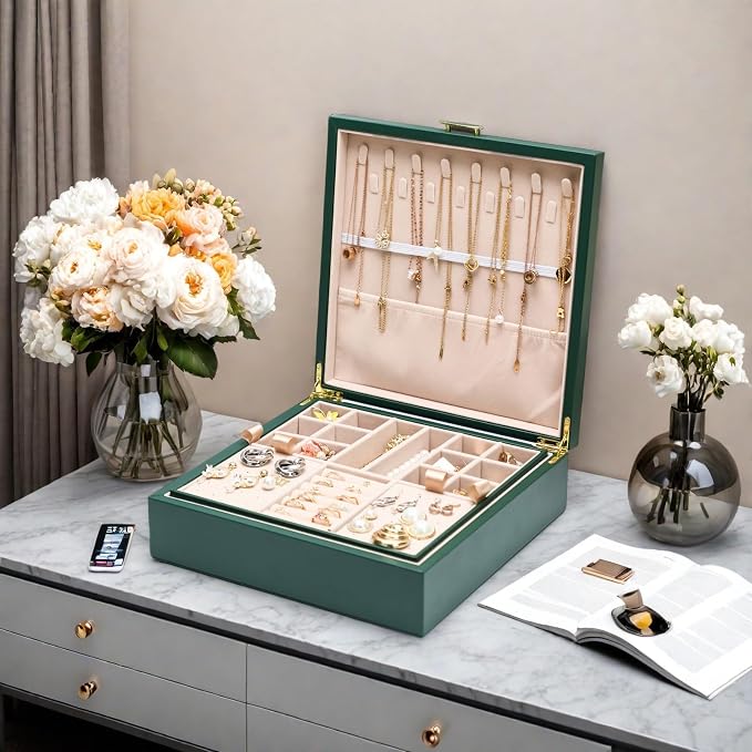 2-layer jewelry box，Jewelry Organizer - Image 7