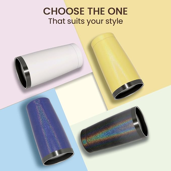MEWAY 20oz Tumbler 12 Pack Double Wall Vacuum Insulated Travel Glitter Mug Bulk - Image 4