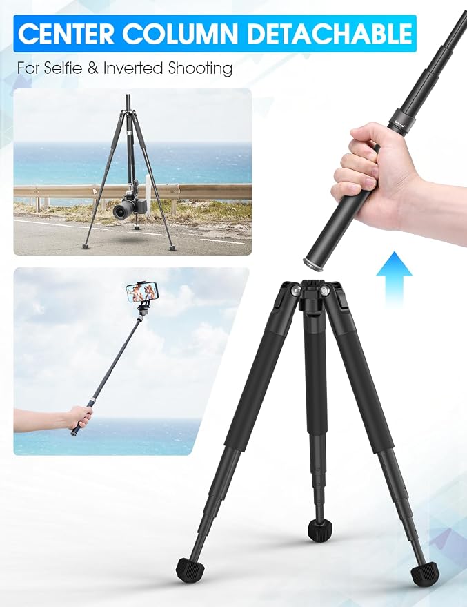 ULANZI MT-63 Mini Phone Tripod, 360° Ball Head Travel Lightweight Tripod - Image 5