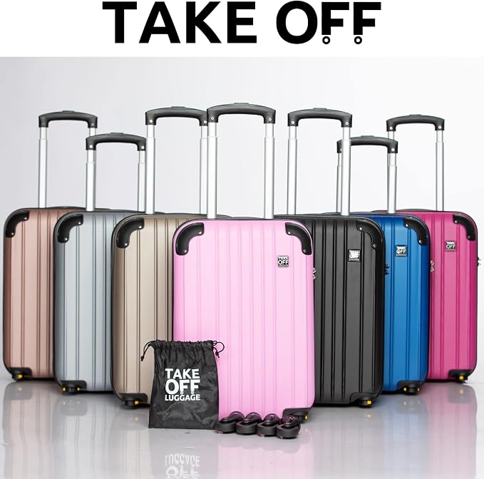 Take OFF Luggage 18 inch Hardshell Carry On Suitcase that Converts into - Image 7