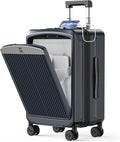 Carry on Luggage 22x14x9 Airline Approved, Durable PC Hardside Suitcase by MGB