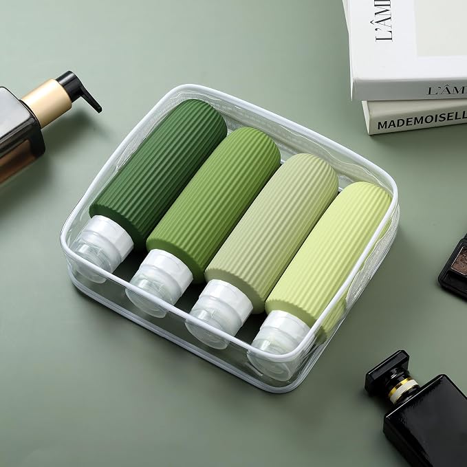 Travel Bottles for Toiletries, Large 6oz Travel Size Containers, BPA Free Leak - Image 7
