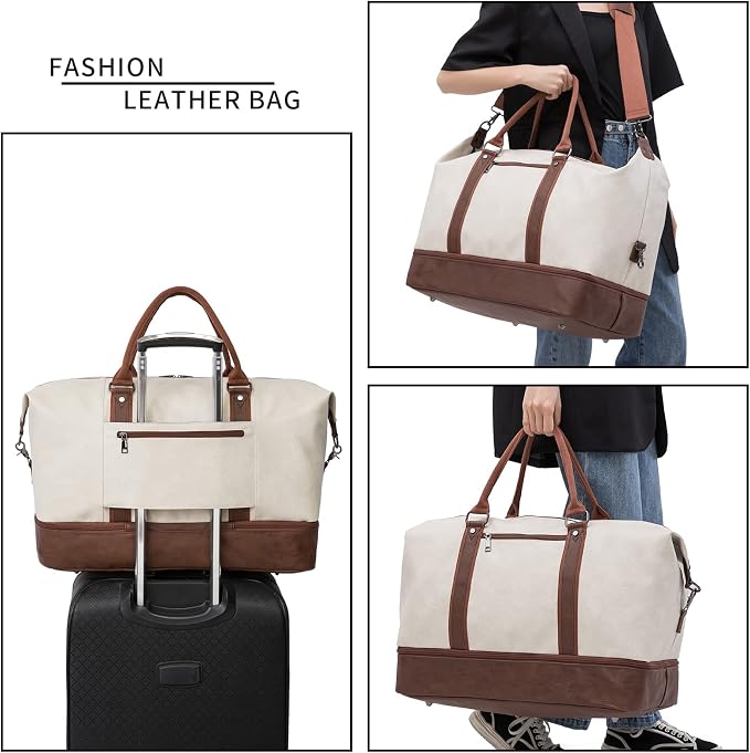 Weekender Overnight Bag Carry On Bag Travel Bag - Image 7
