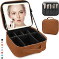 Travel Makeup Bag for Women and Makeup Artists Cosmetic Organizer Large Makeup by MORMIDTravelMakeupBag