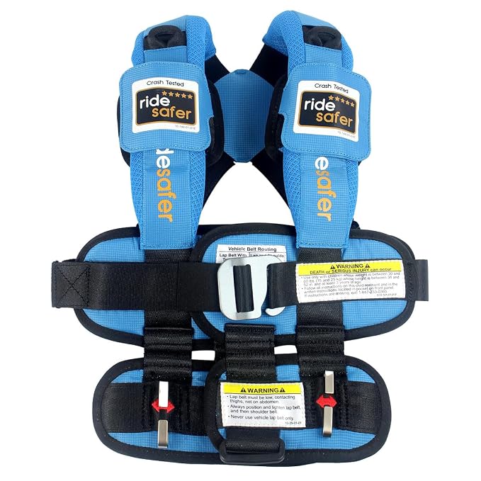 Small Blue, Lightweight, Portable Car Seat - Image 2