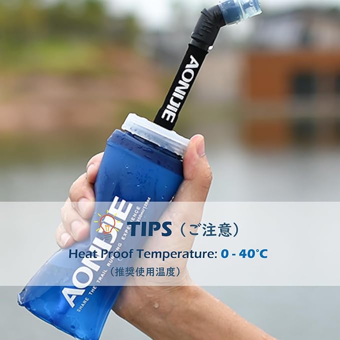 TRIWONDER TPU Soft Folding Water Bottles BPA-Free Collapsible Flask - Image 6