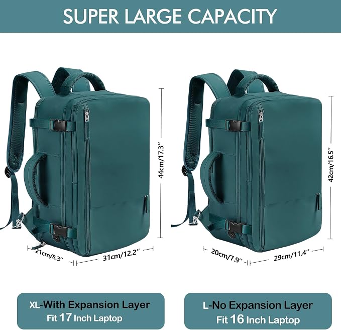 Beraliy Travel Backpack, Carry on Backpack, Airline Approved Personal Item Bag - Image 6