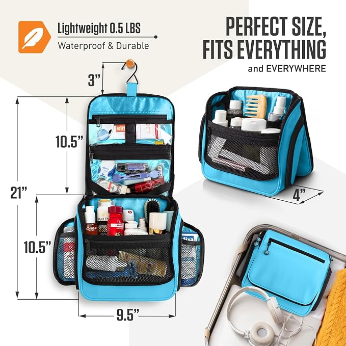 VENTURE 4TH Hanging Travel Toiletry Bag - Image 2