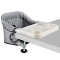 Hook On Chair with Removable Dining Tray, Folding Baby Chair, Portable Table by Toogel