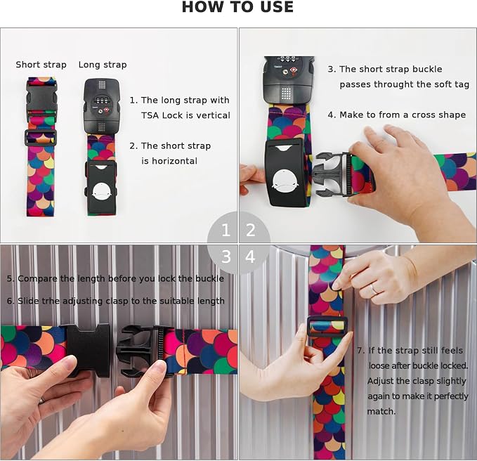 Travelkin Luggage Straps TSA Approved - Image 8