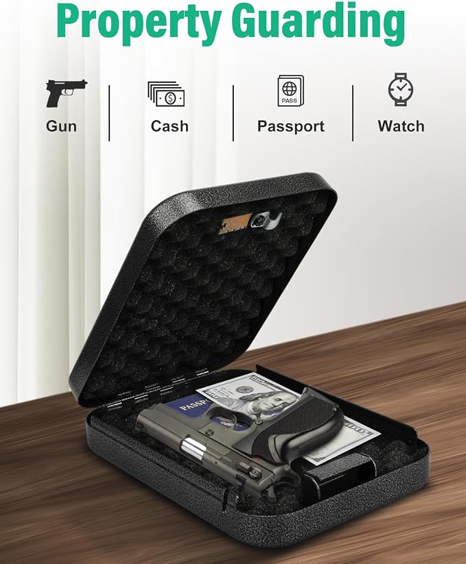 Fireproof Security Box with 3-Digit Combination Lock, Portable Safe - Image 3