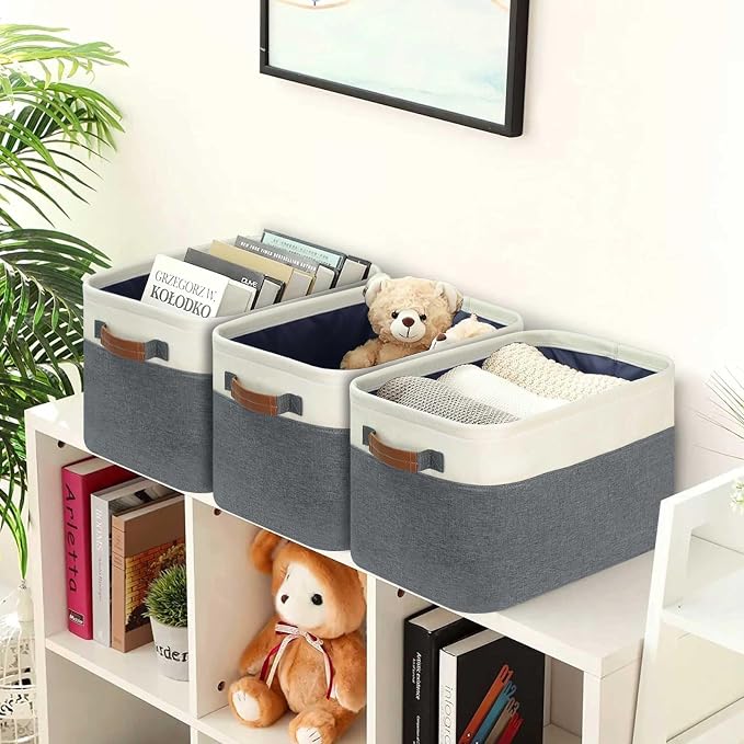 GhvyenntteS Large Fabric Storage Baskets - Image 6