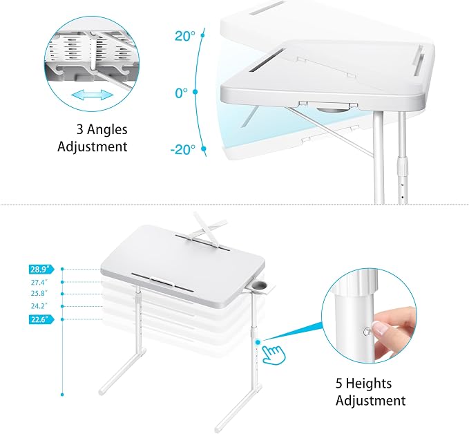 Allpop Ultra TV Tray Table, TV Dinner Tray - Image 7