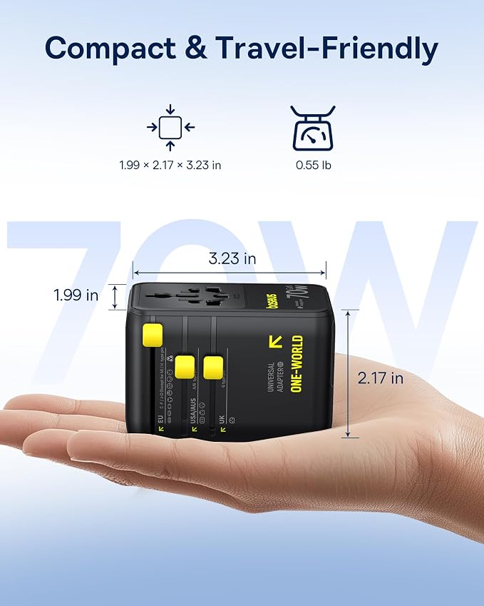 Baseus 70W Universal Travel Adapter - Image 6