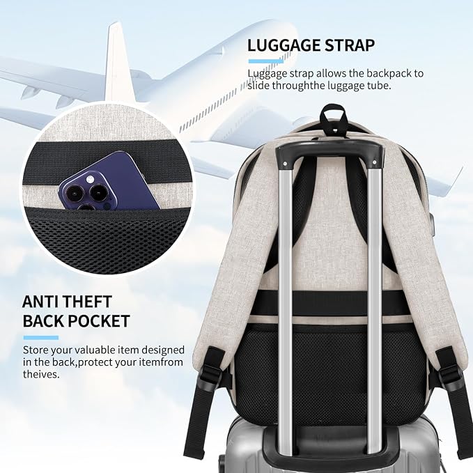 Travel Laptop Backpack for Women, School Backpack - Image 8