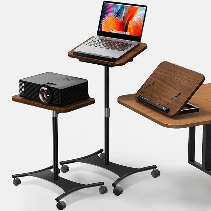 NAMON Laptop Floor Stand with Wheels - 2 in 1 Dual-use Floor & Desk by NAMON
