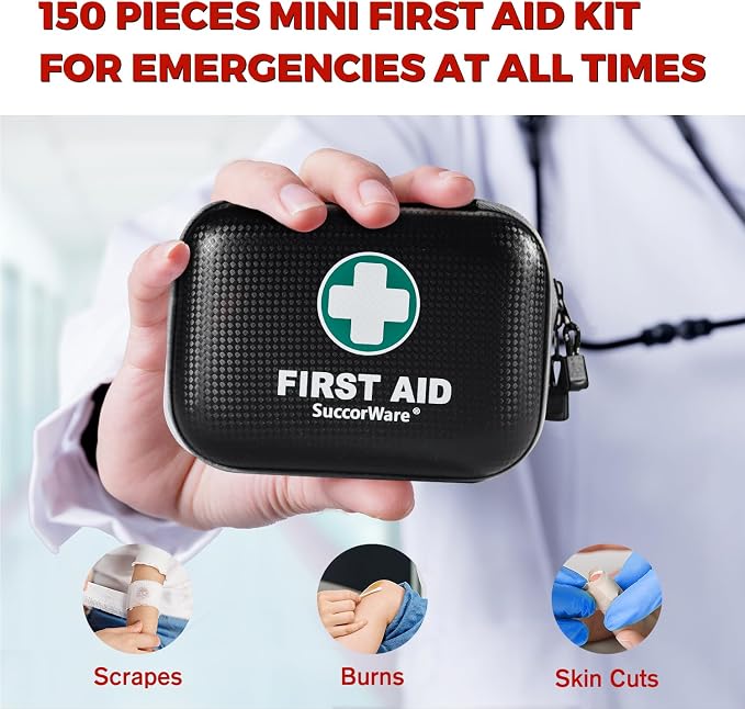 150 Pieces Mini First Aid Kit - Image 5