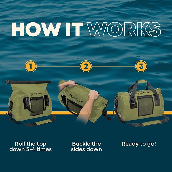 Earth Pak Waterproof Duffel Bag - Image 3