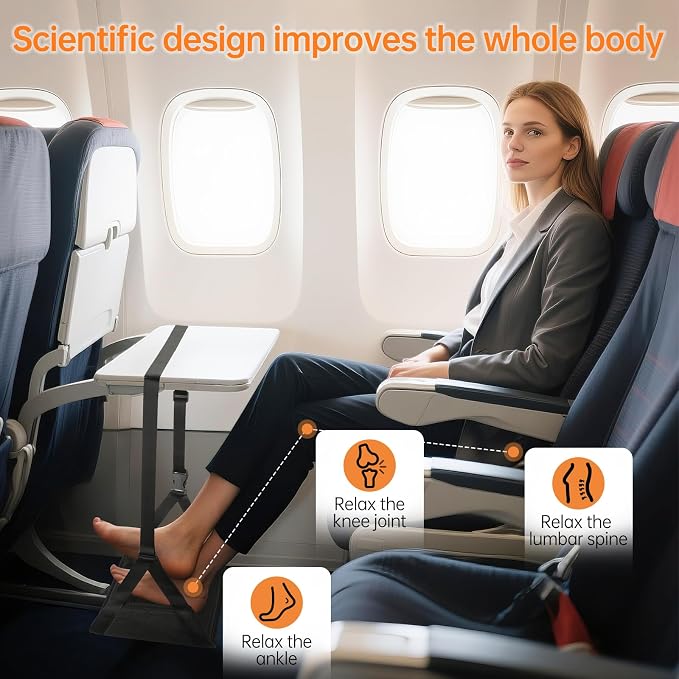 KENTIX Airplane Foot Rest Hammock - Image 7