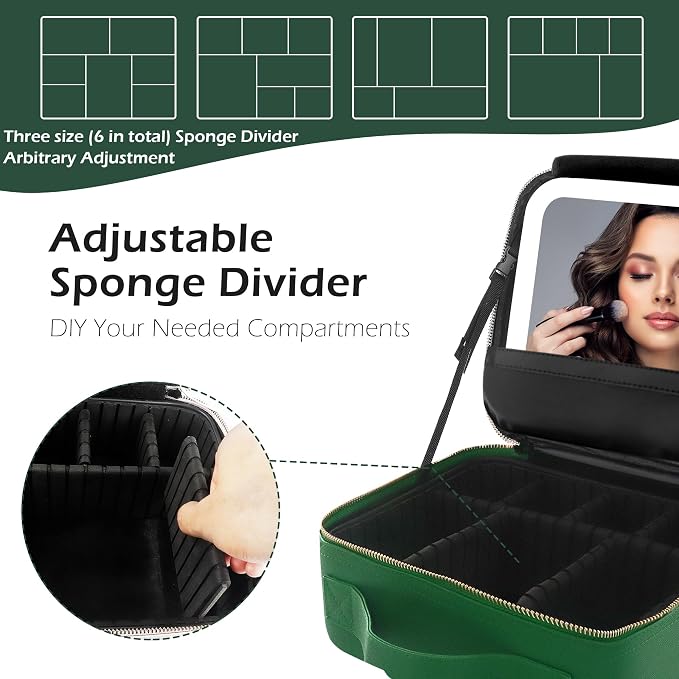 MOMIRA Travel Makeup Bag Cosmetic Bag Makeup Organizer Bag - Image 6