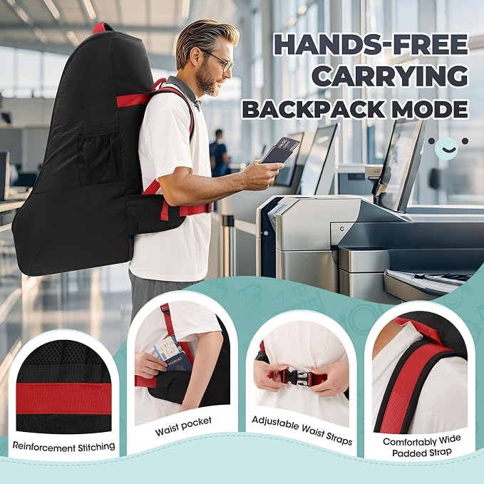 RAINSMORE Padded Car Seat Travel Bag - Image 5