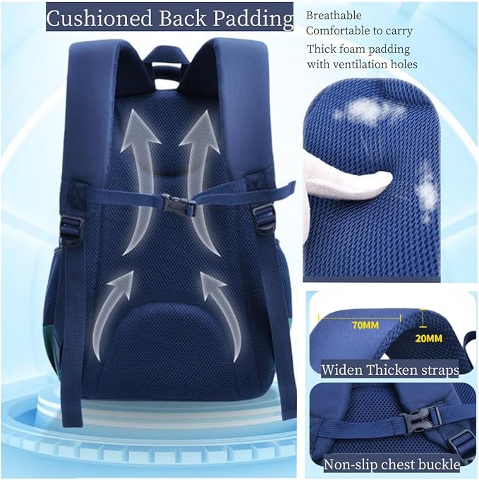 Astronaut-space Kids Backpack for Girls Elementary Middle School Backpack Book - Image 5