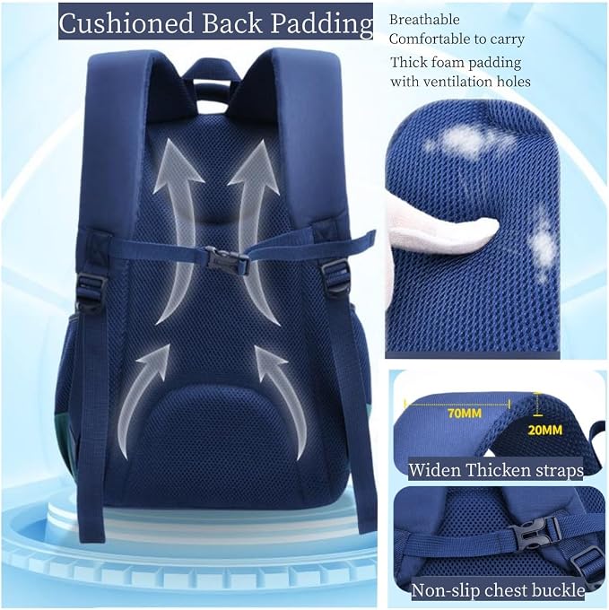 Astronaut-space Kids Backpack for Girls-Boys Elementary Middle School Backpack - Image 5