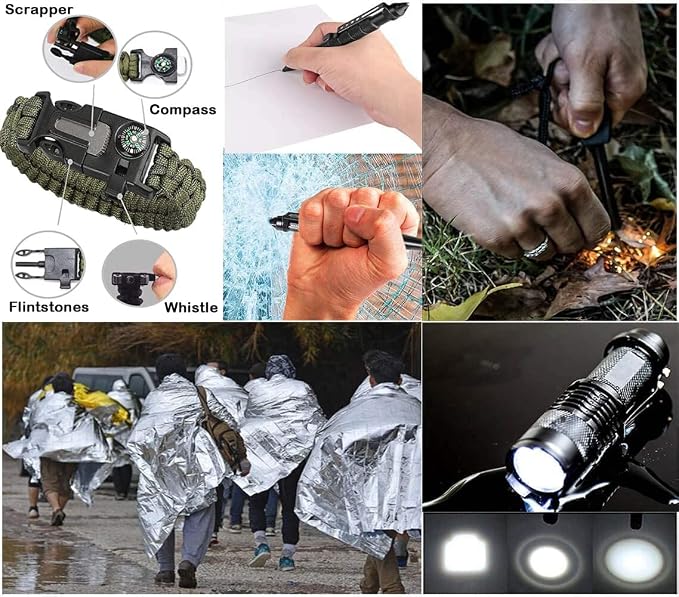 Outdoor Camping Survival Gear and Equipment, Survival Kits Fishing Hunting - Image 3