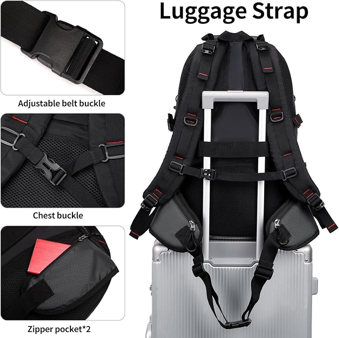 Nerlion 40L Hiking Backpack Travel Backpack - Image 4