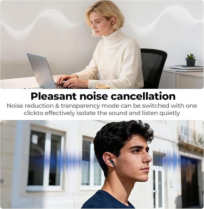 NE40 Earbuds with LCD Screen, NE40 Translation Earbuds, Translator Headphones - Image 7