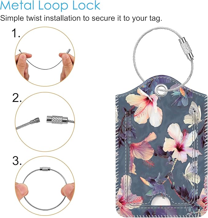 Fintie Luggage Tags, Privacy Cover ID Label - Image 2