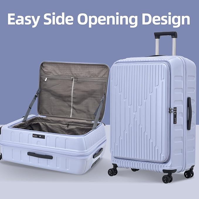 29 Inch Luggage with Expansion & Side Opening Design, 50 * 31*76cm, 117L~133L - Image 2