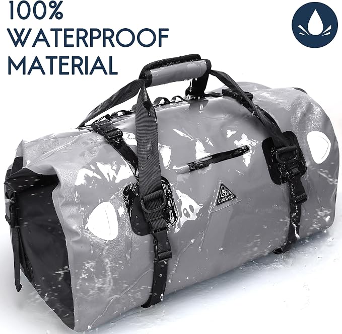 Haimont Waterproof Duffel Bag Roll-top Dry Duffel Bag - Image 2