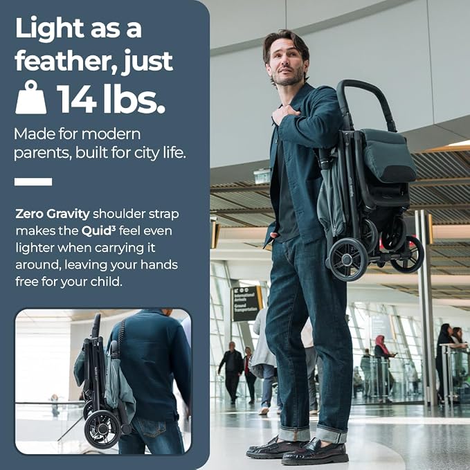 Inglesina Quid³ Stroller, Galaxy Gray - Image 4
