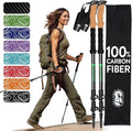 100% Carbon Fiber Trekking Poles by USA Brand by HikerHungerOutfitters